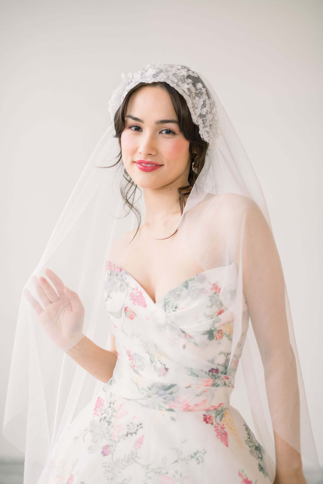 What is a Juliet cap vintage inspired bridal veil? Tessa Kim