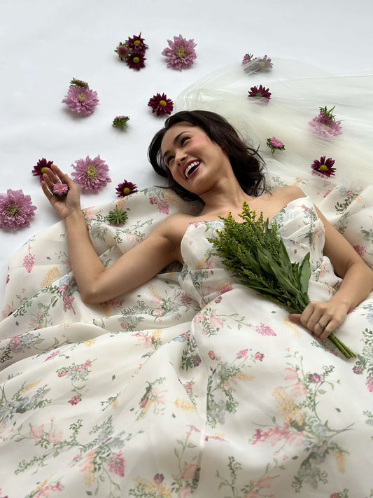 2023 Bridal veil look book shoot - Behind the scenes Tessa Kim