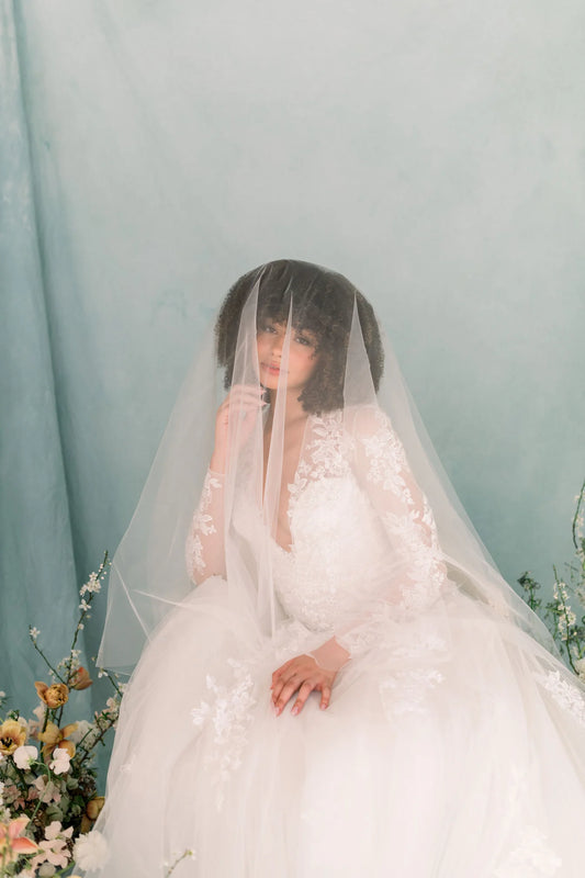 soft tulle wedding veil