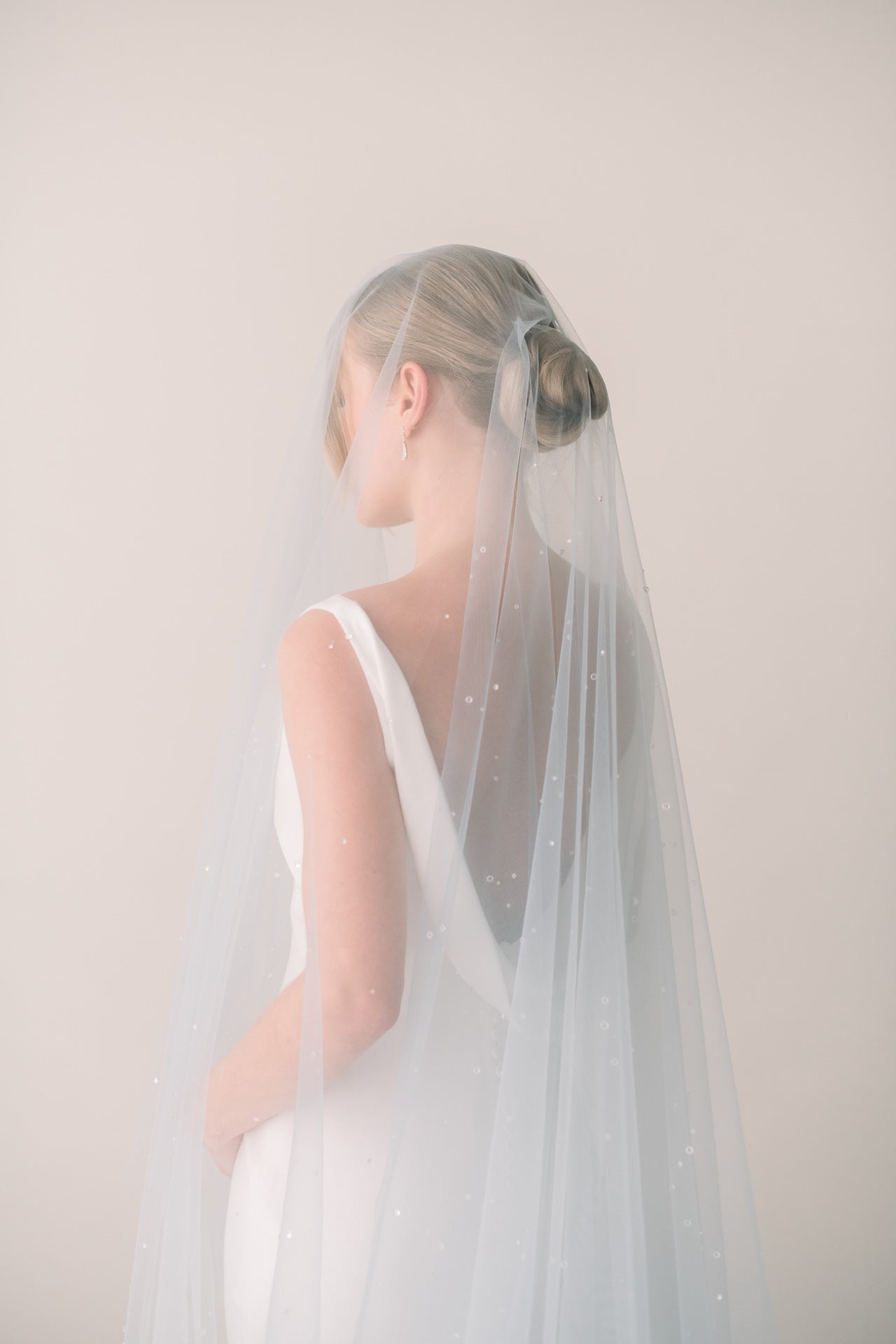 Monarch length wedding veils