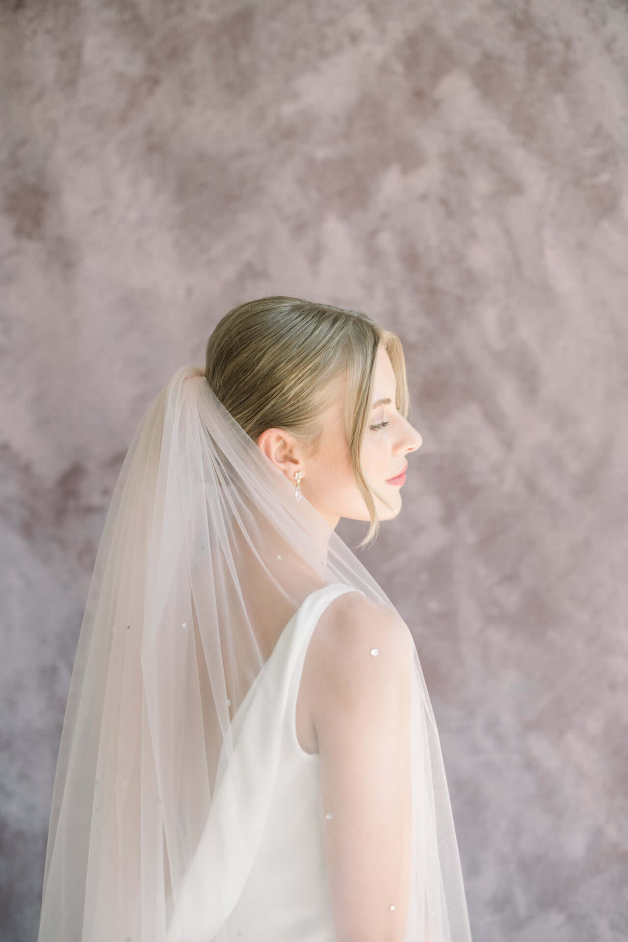 italian and French soft tulle wedding veils
