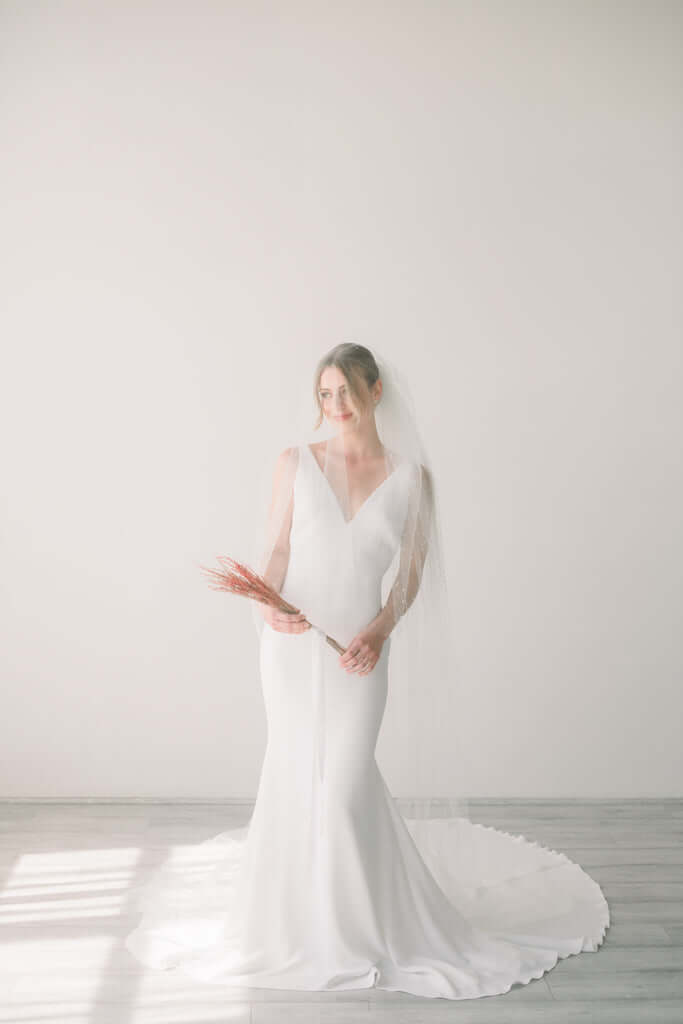 bridal dew drop veil