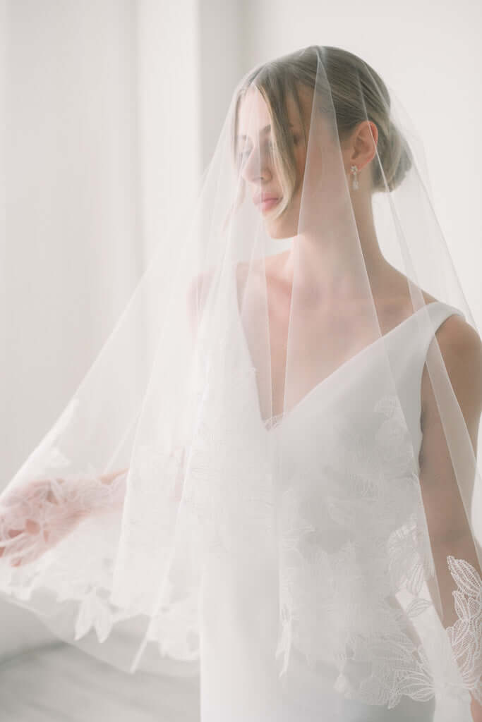 hand sewn veil