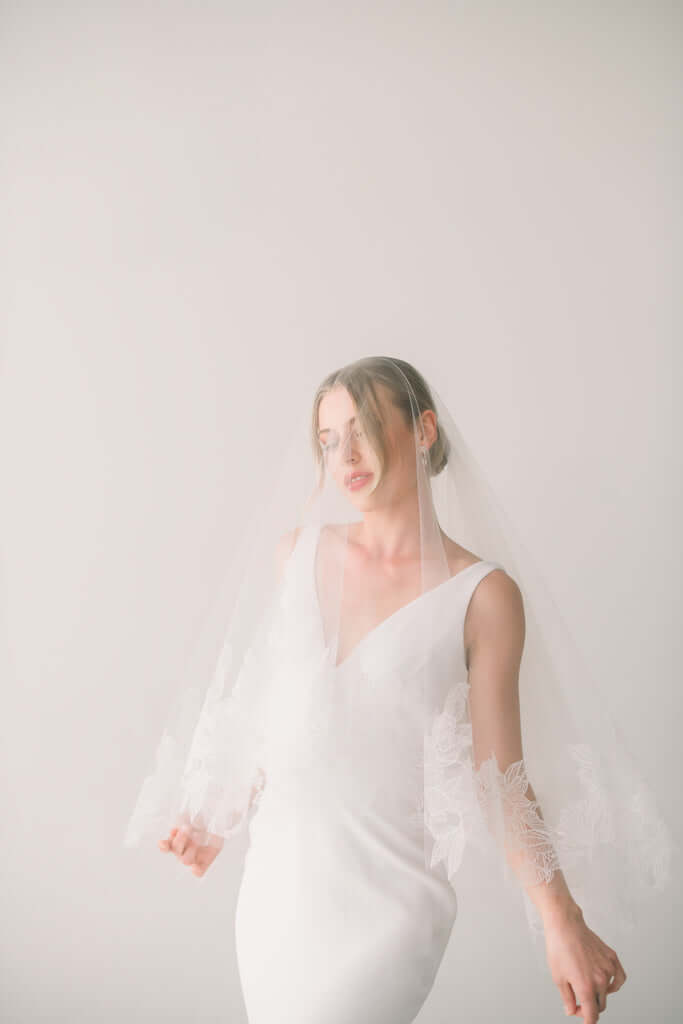 lace circle veil