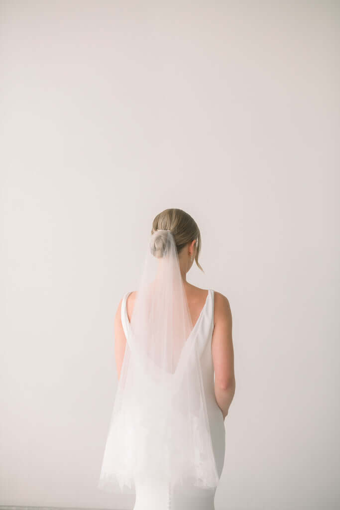 floral circle veil