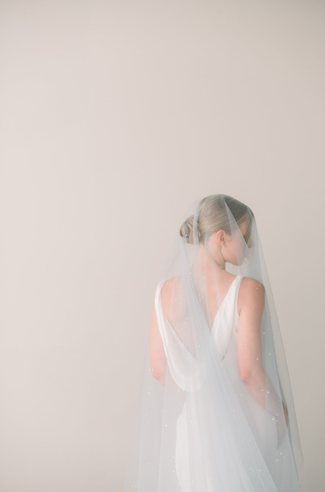 wedding dew drop veil