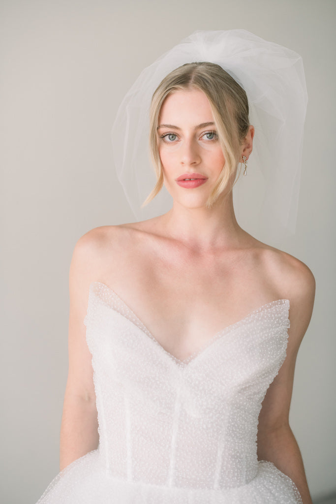 tulle birdcage veil