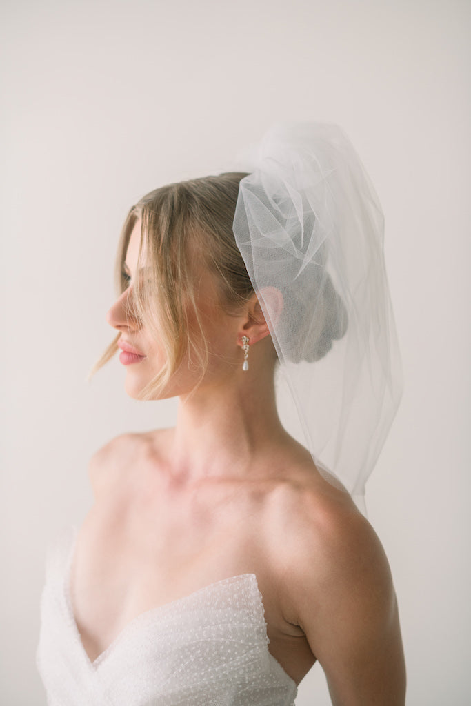 tulle birdcage veils