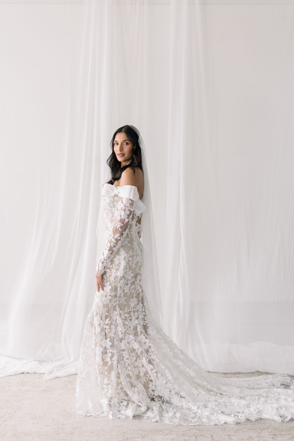Italian soft tulle veil