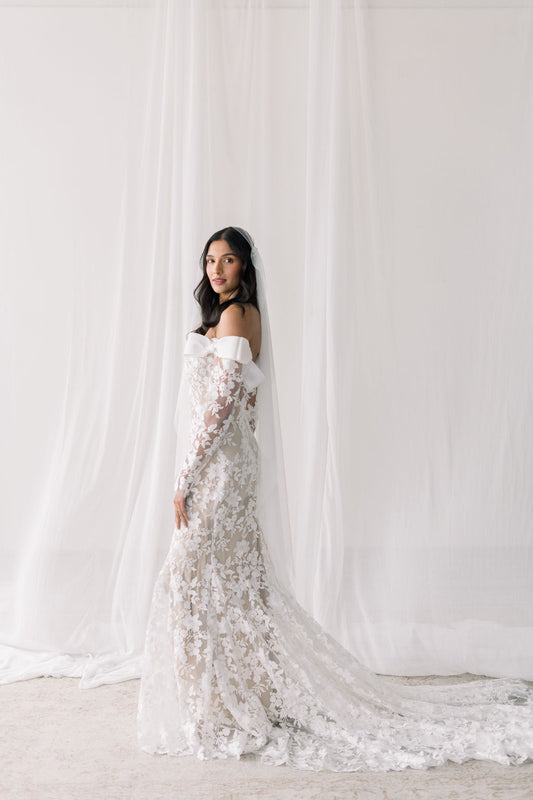 Italian soft tulle veil