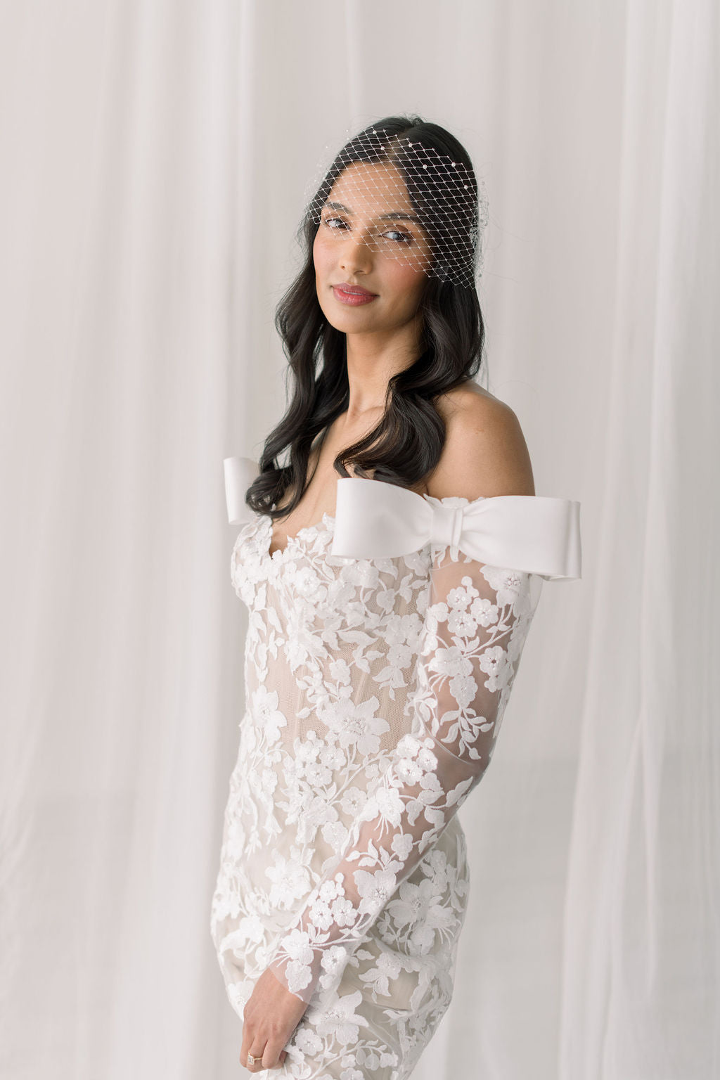 Venetian birdcage veil