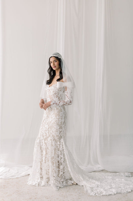 Juliet cap veil