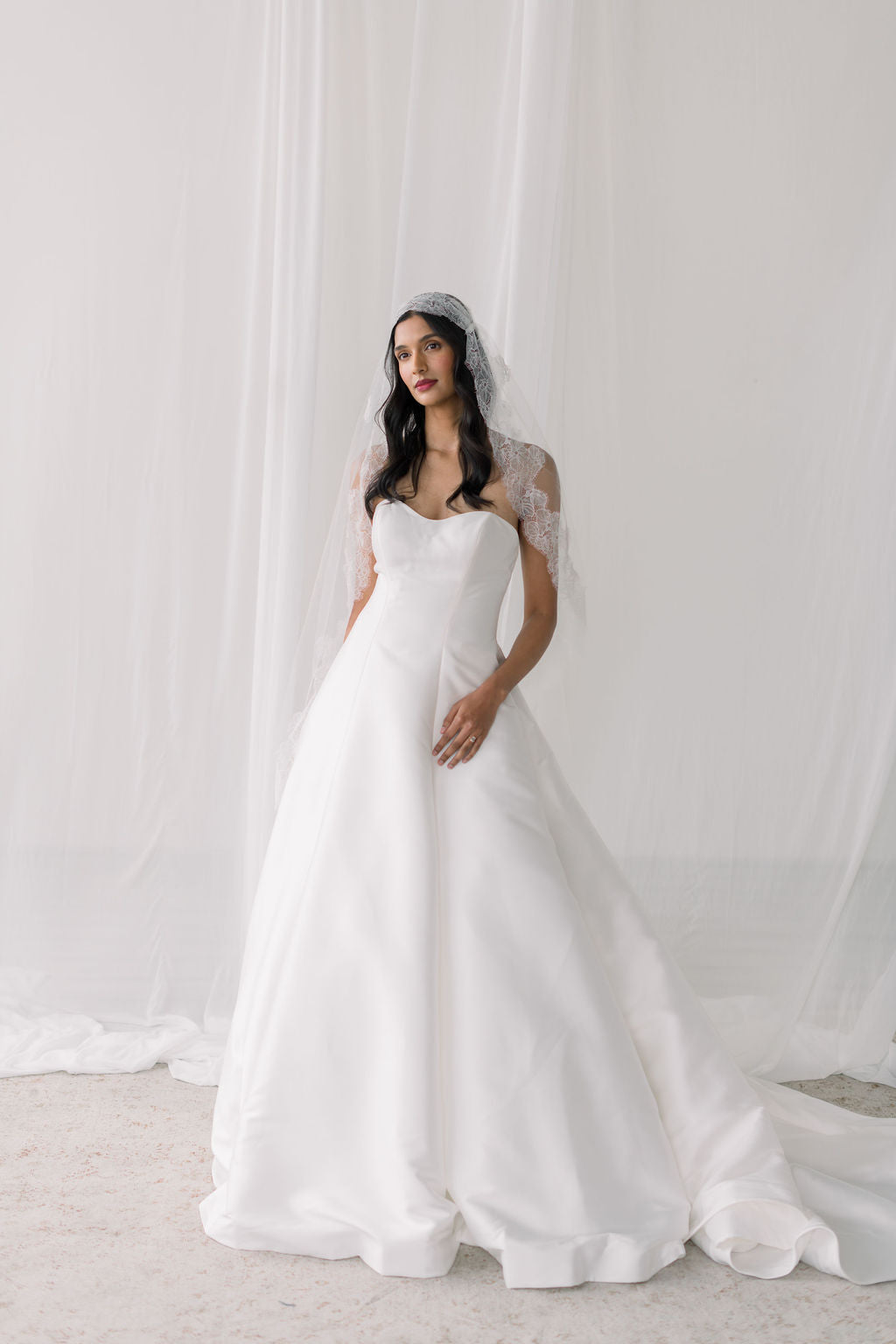 vintage inspired Juliet cap veil