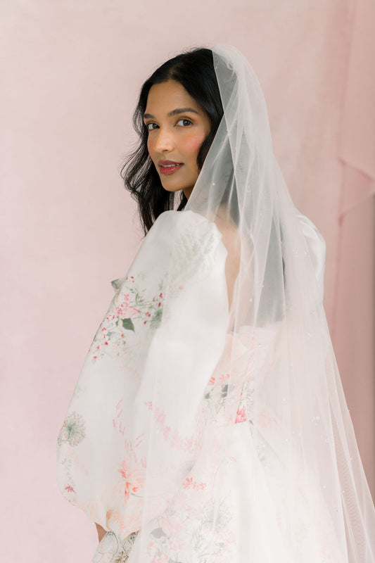 blush dew drop veil