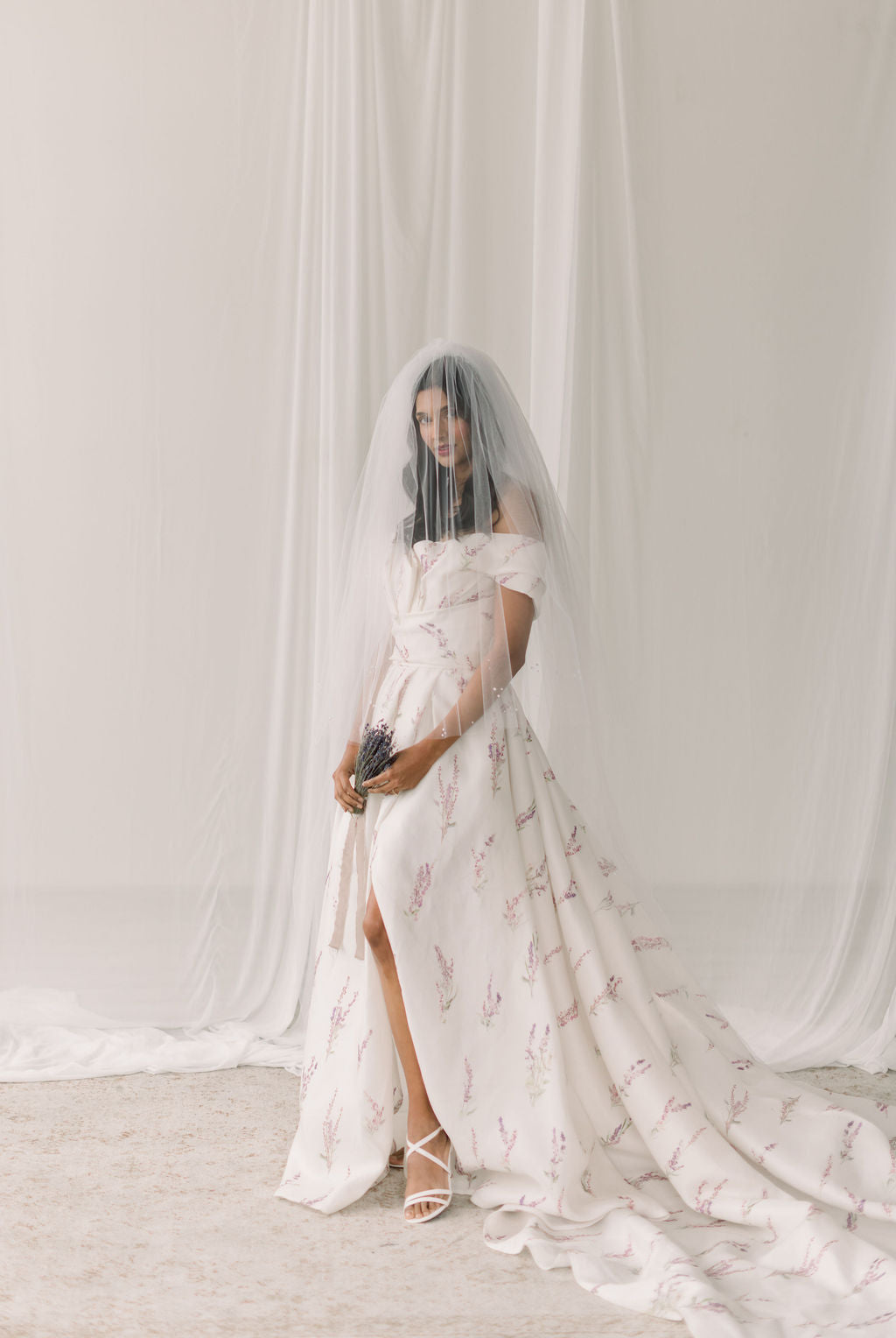 wedding two tier veil