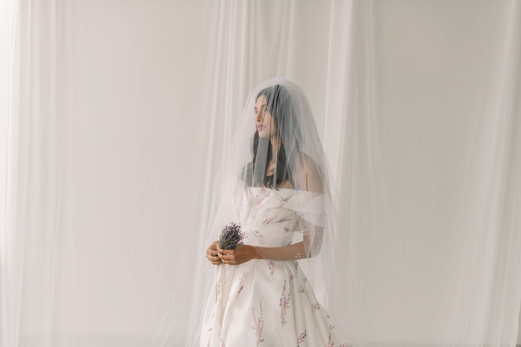 two tier veils