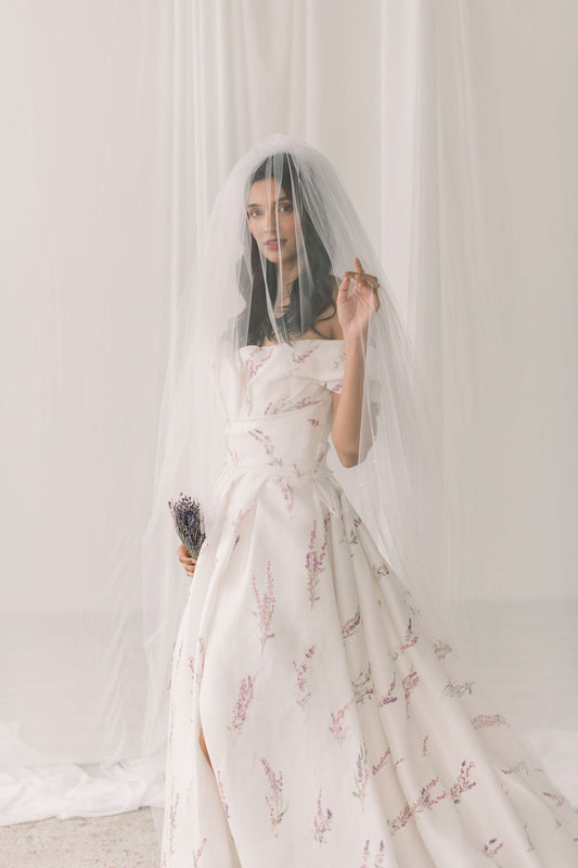 two tier veil