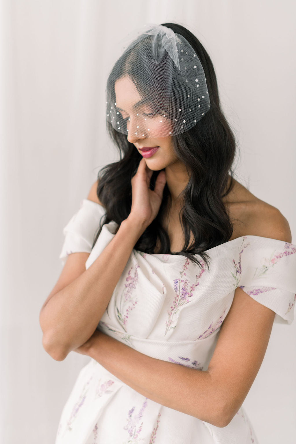 mini birdcage veil