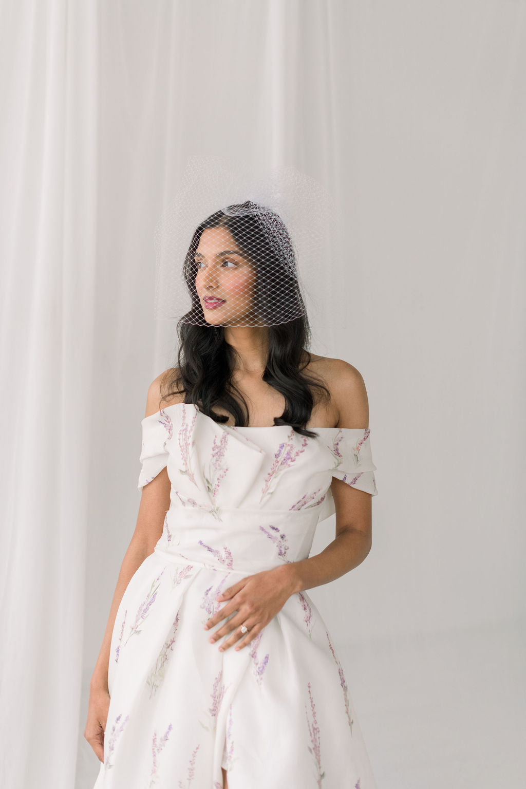 Birdcage veil - 18 inch Bridal birdcage veil