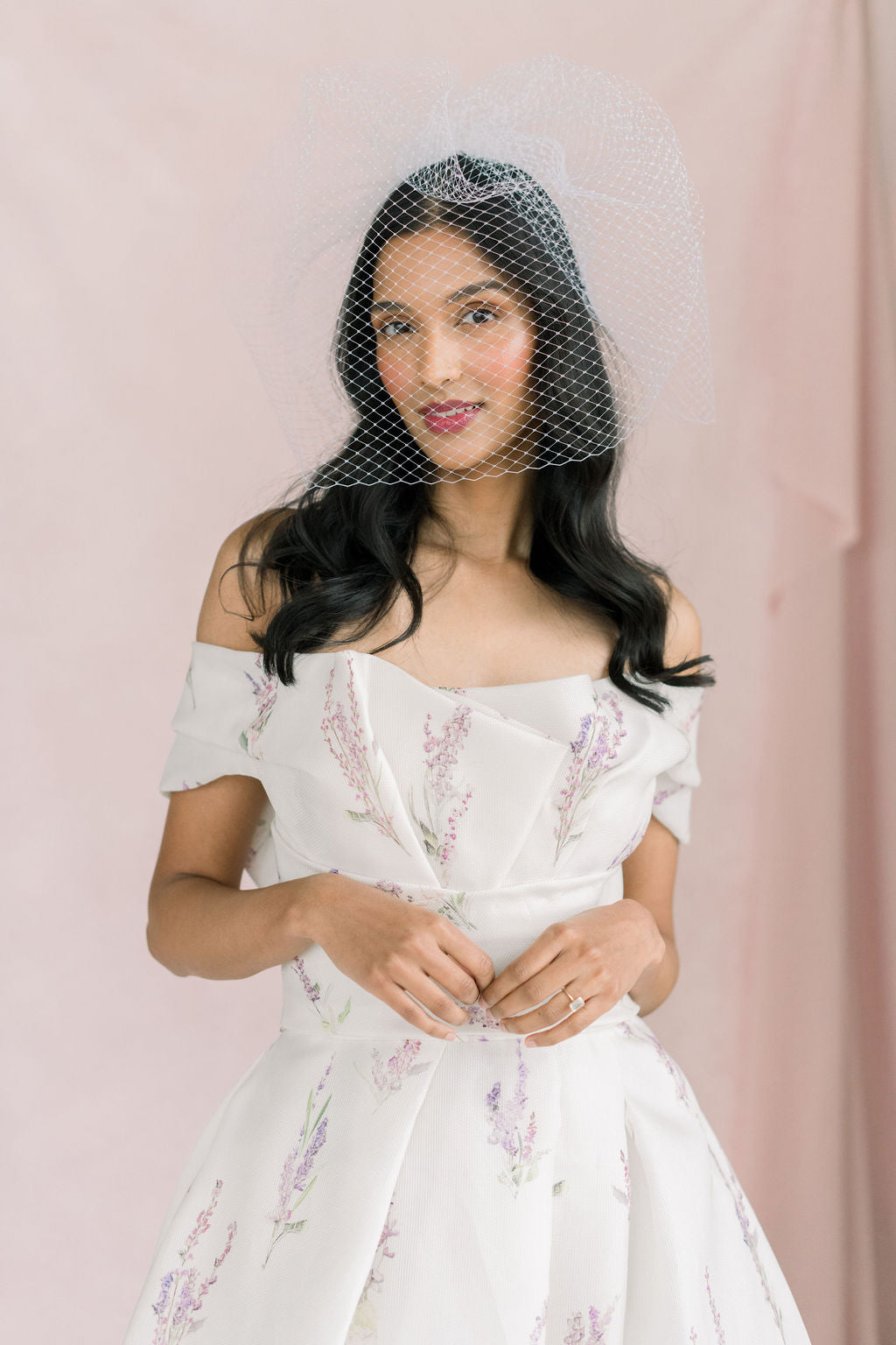Birdcage veil - 18 inch Bridal birdcage veil