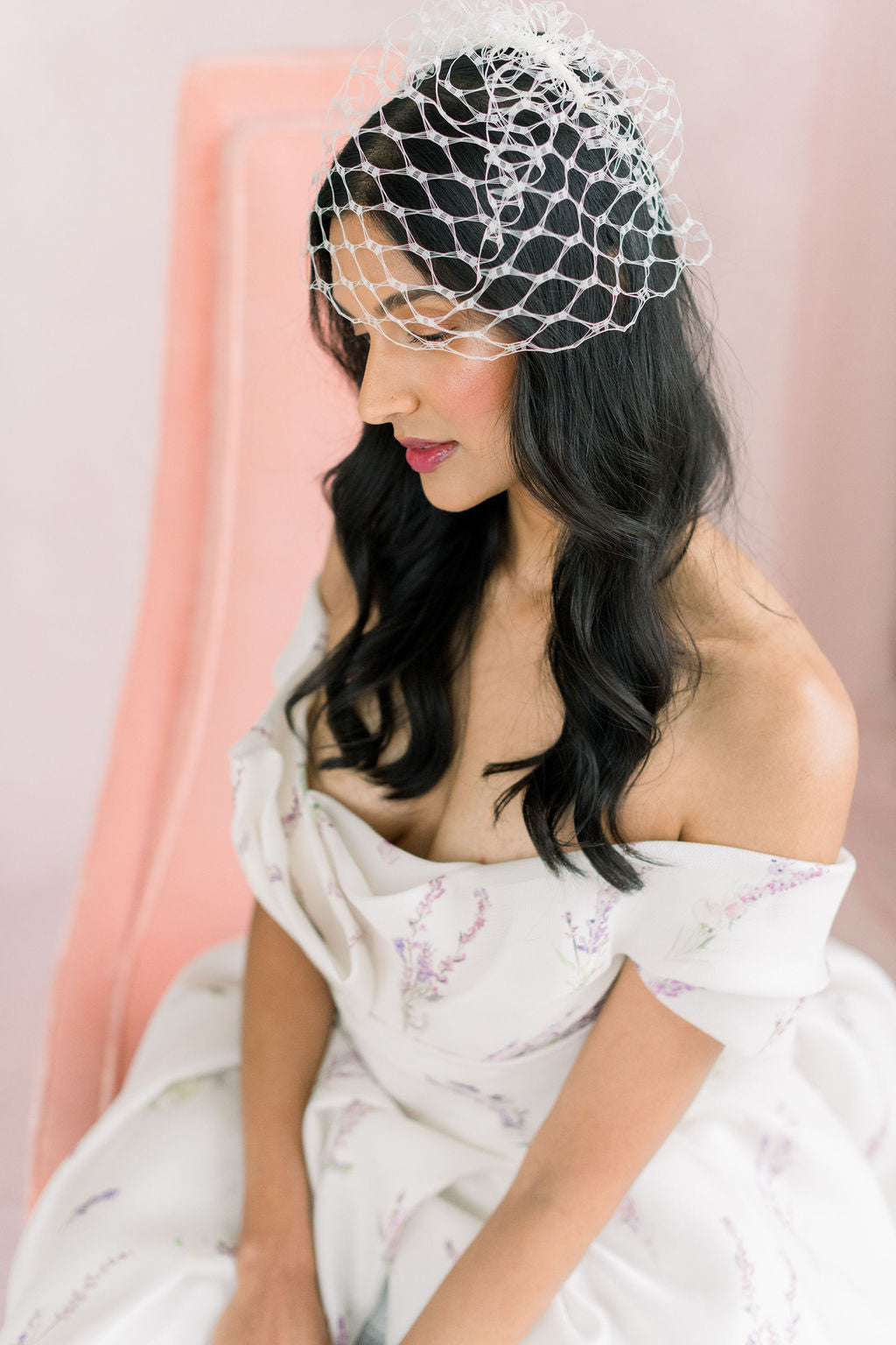 mini birdcage veil