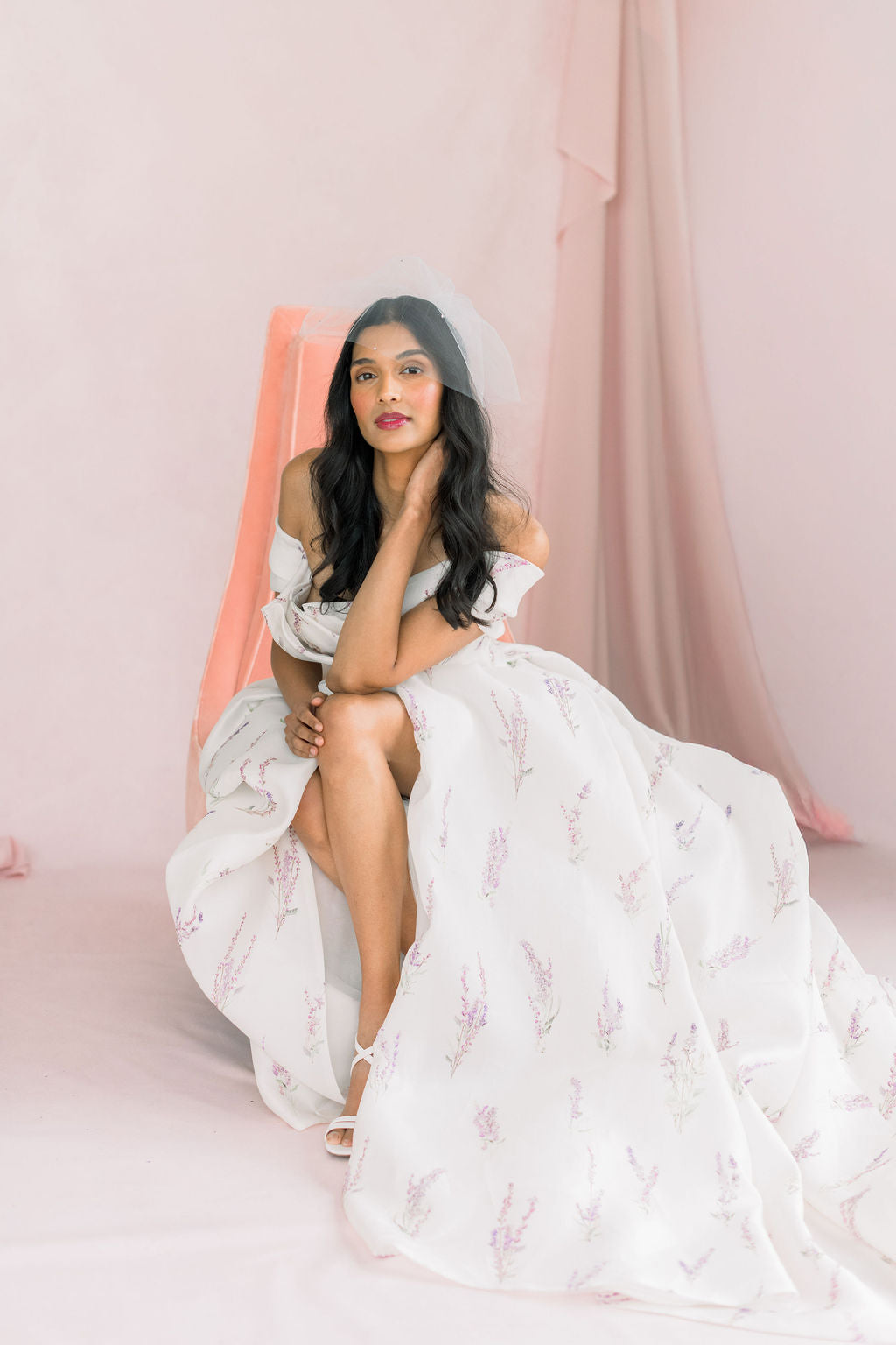 tulle birdcage veils