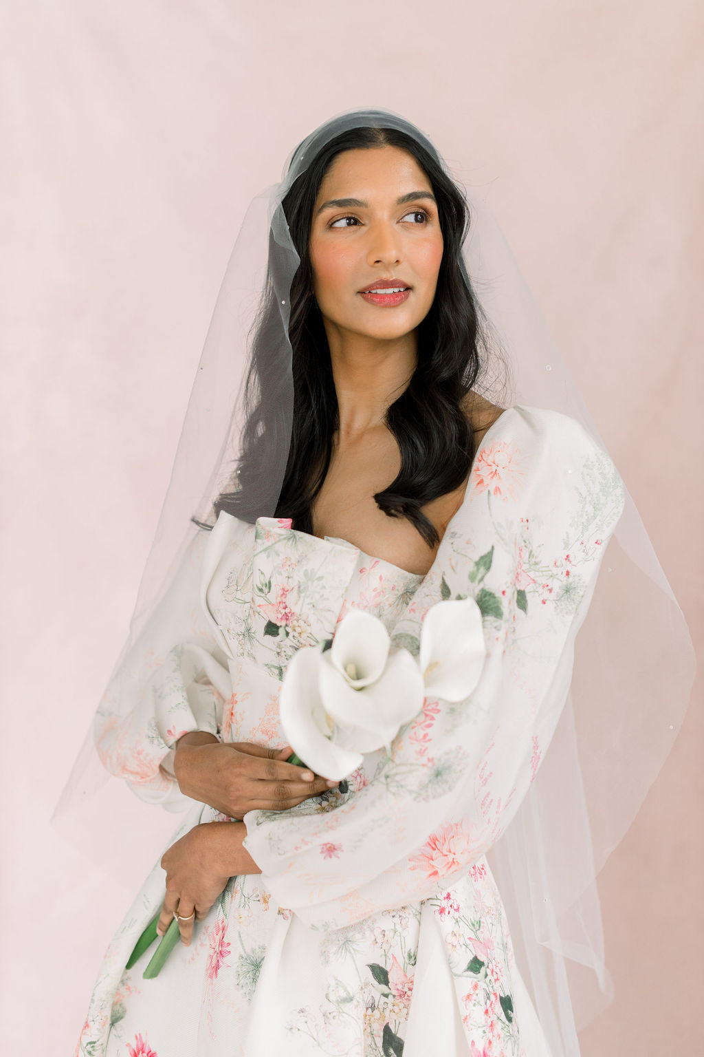 tulle bridal veil
