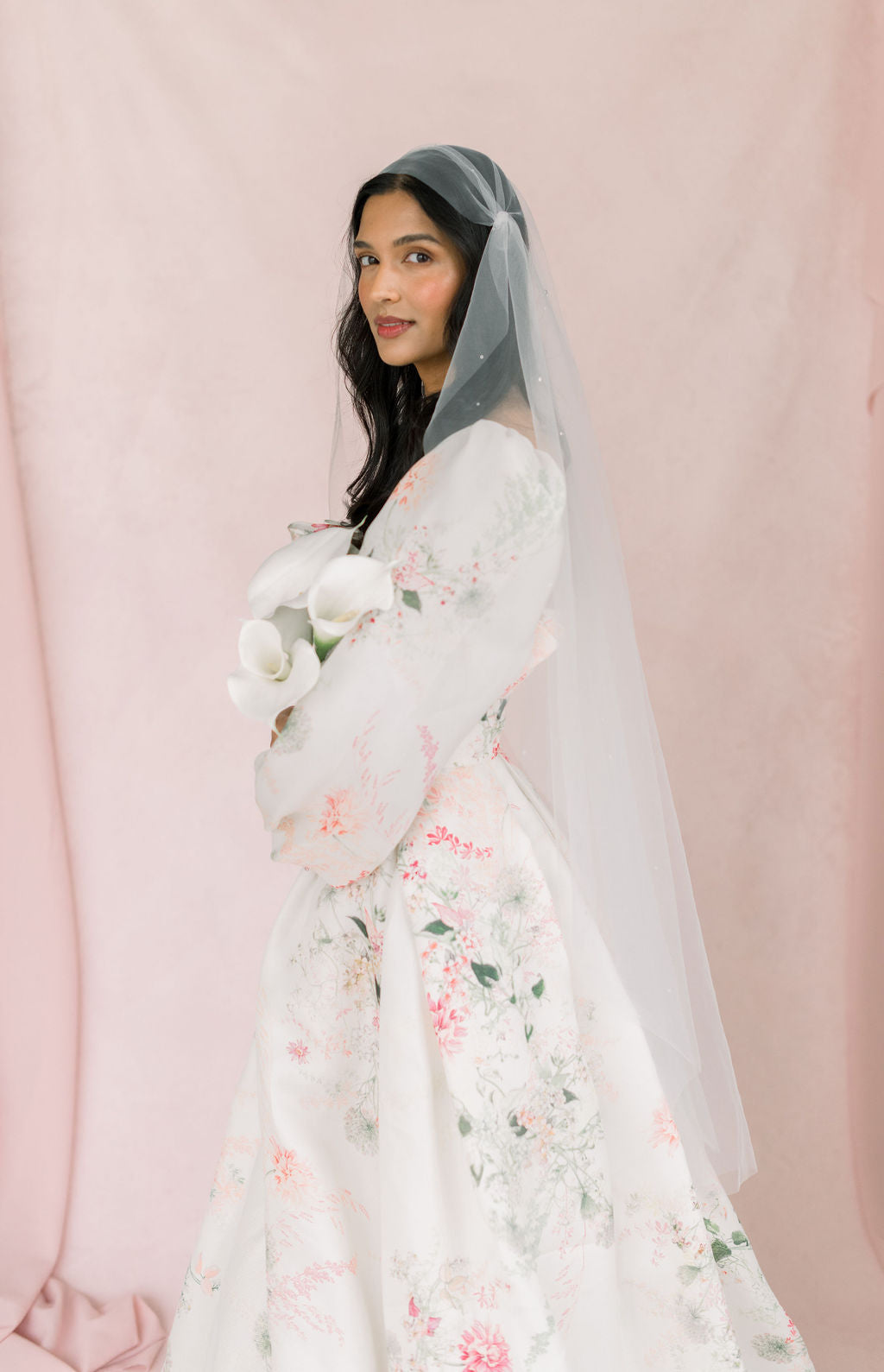 Juliet cap veil