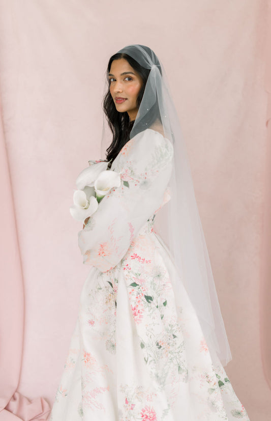 Juliet cap veil