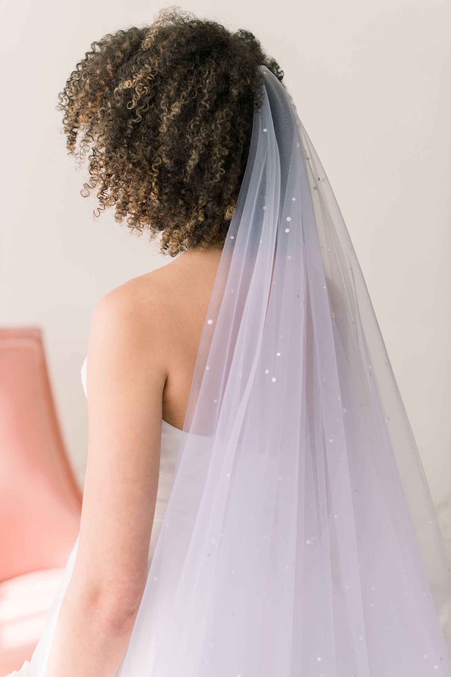 crystal wedding veil