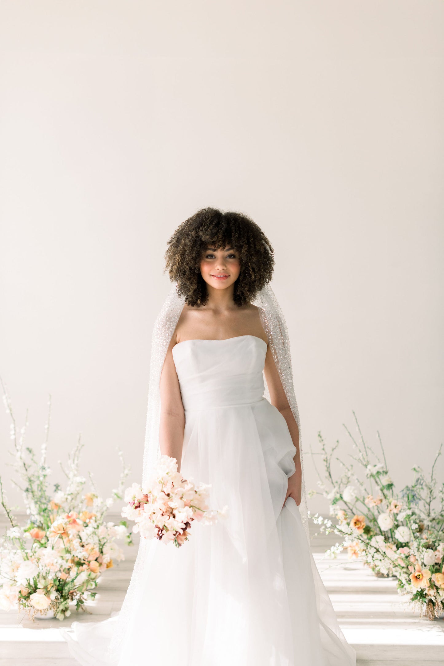 sequin veil