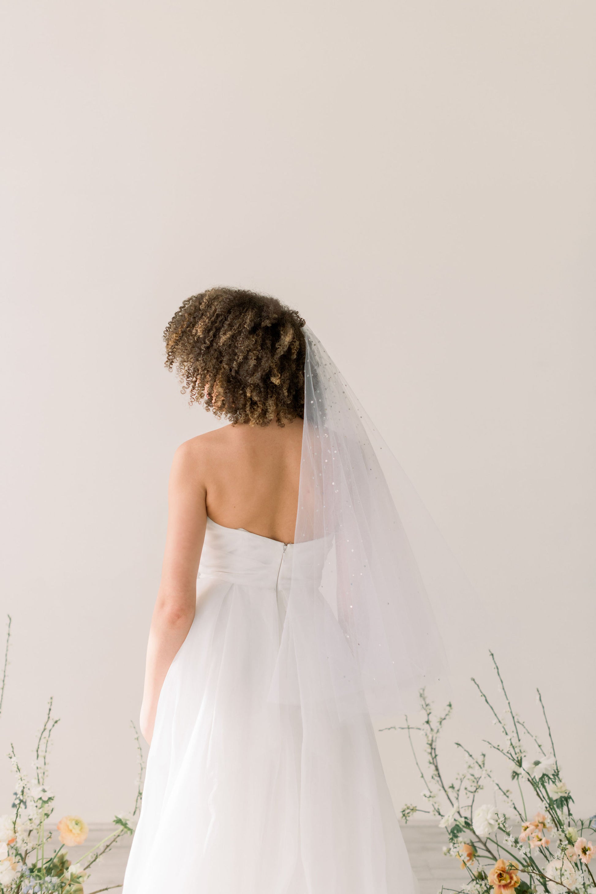 ivory wedding veil