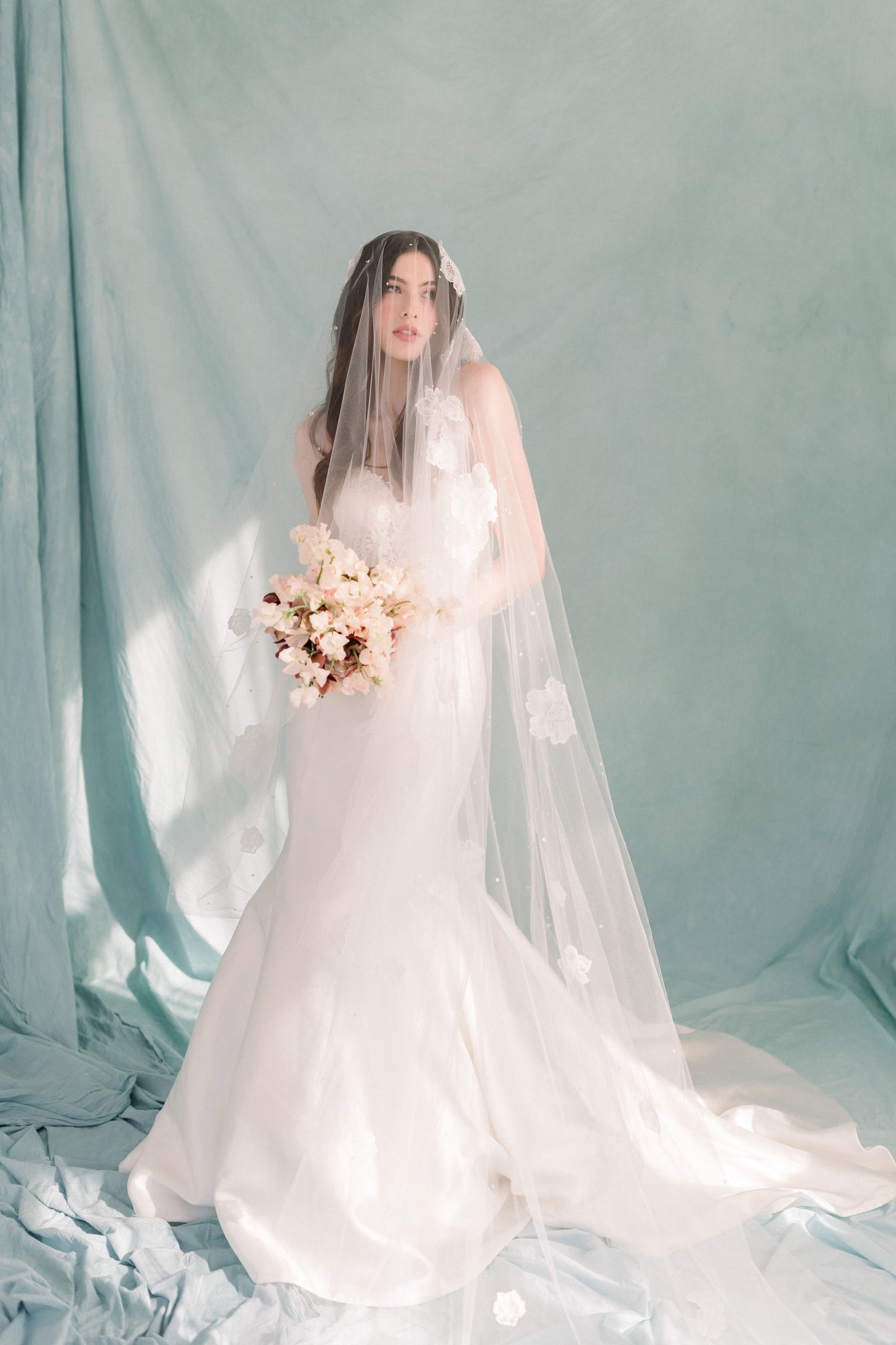 long wedding veil