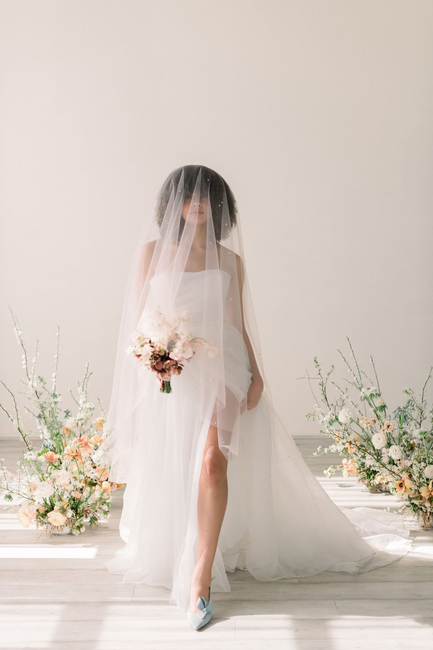 soft tulle veil