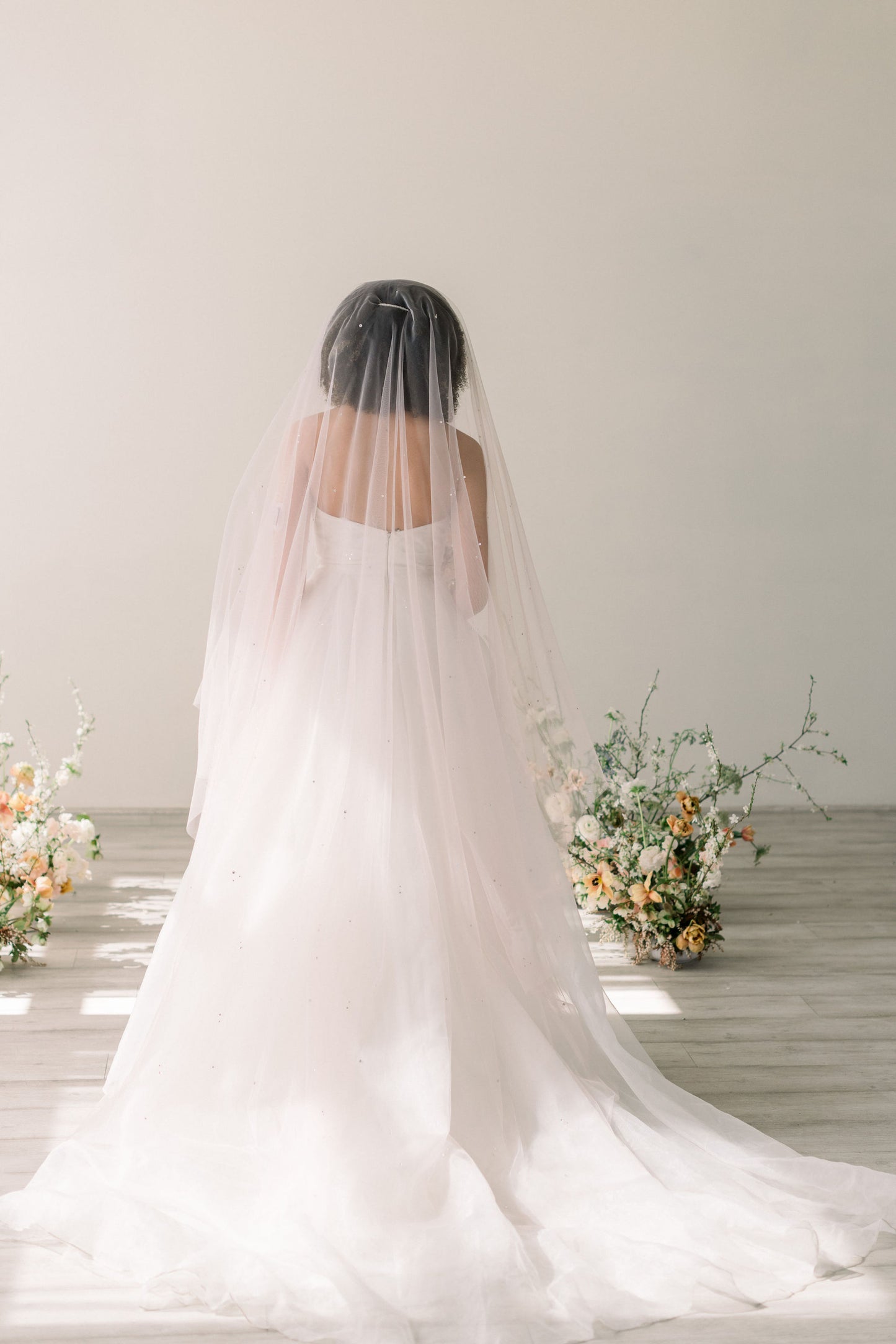 tulle bridal veil