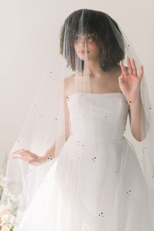 drop wedding veil