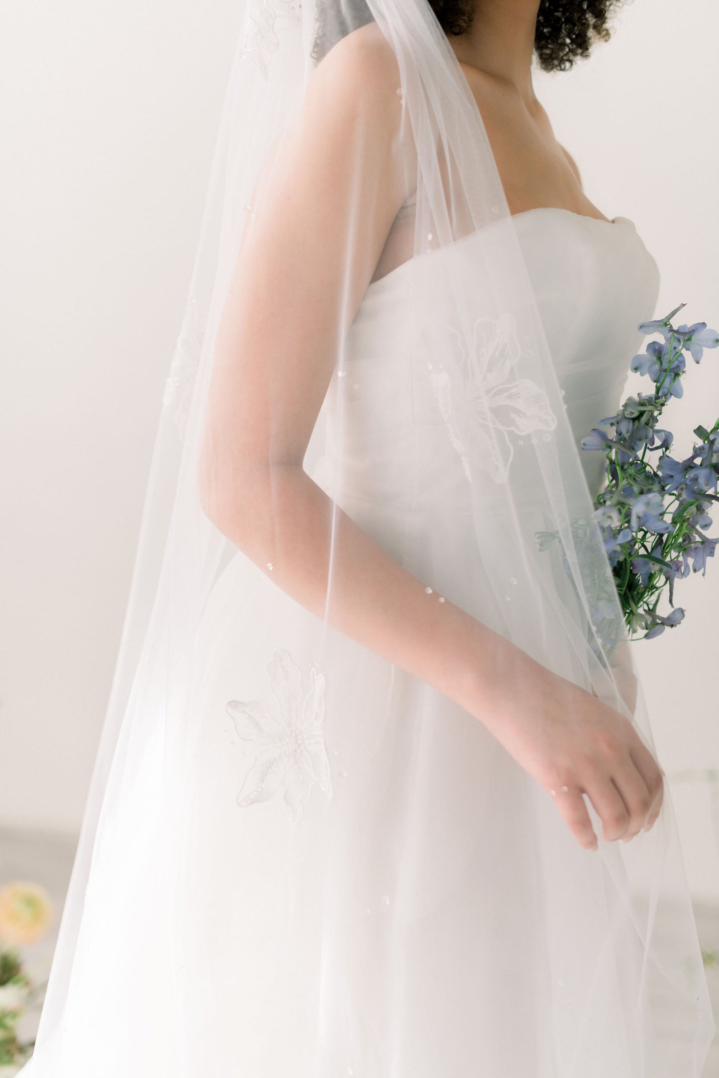 ivory wedding veil