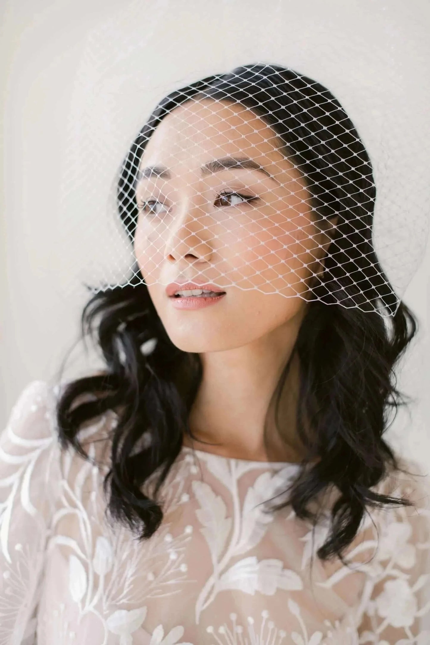 18 inch Bridal birdcage veil - ready to ship Tessa Kim