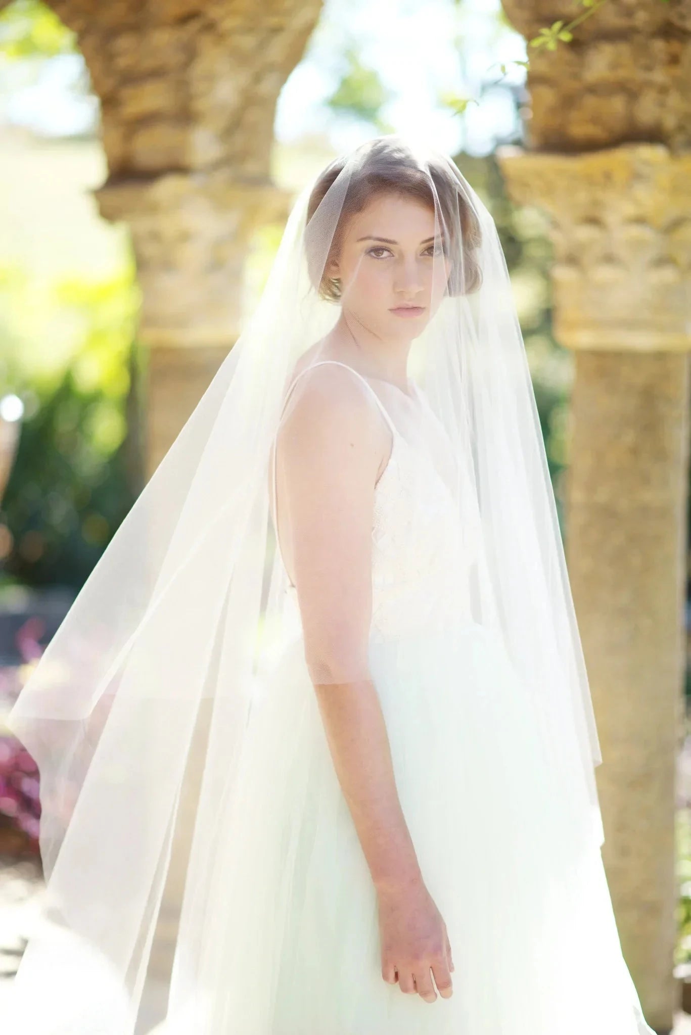 New Bridal Illusion Wedding store Veil