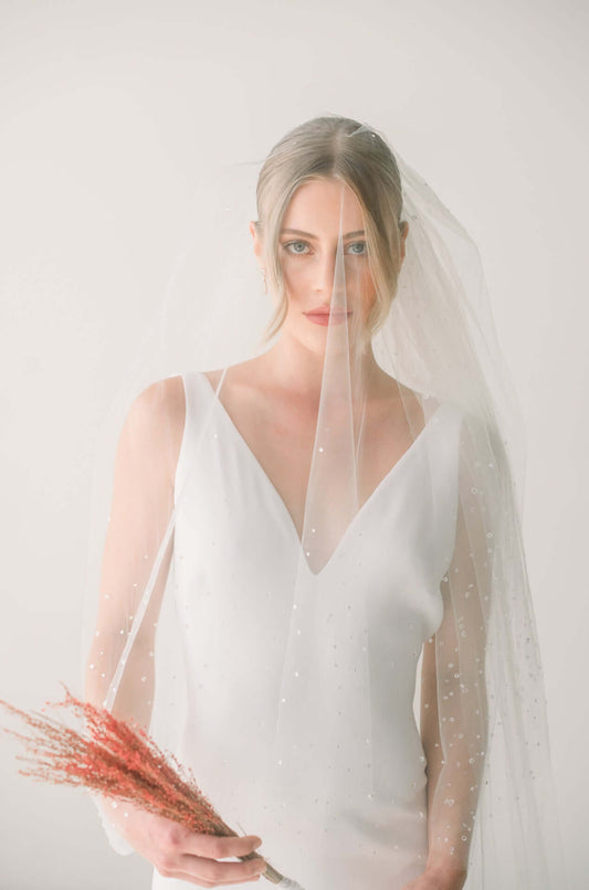 two wedding veils how to wear
