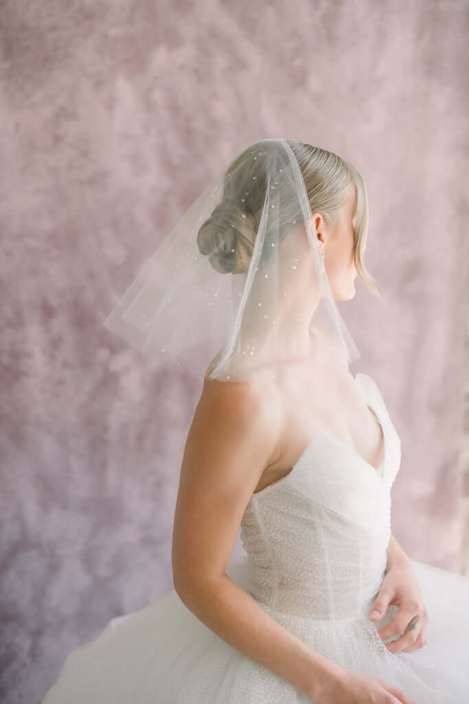 Tessa Kim dew drop bridal veils fall 2023 collection 