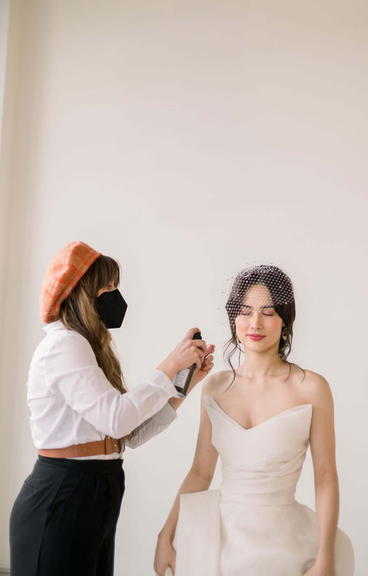 birdcage veil hair styles