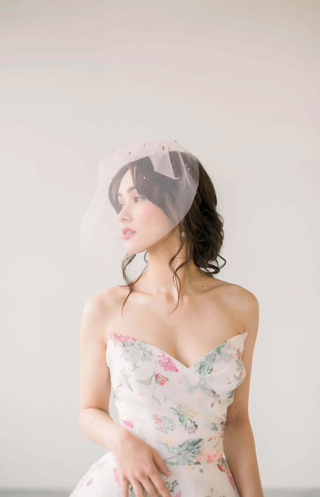The different types of birdcage veils for the modern bride Tessa Kim