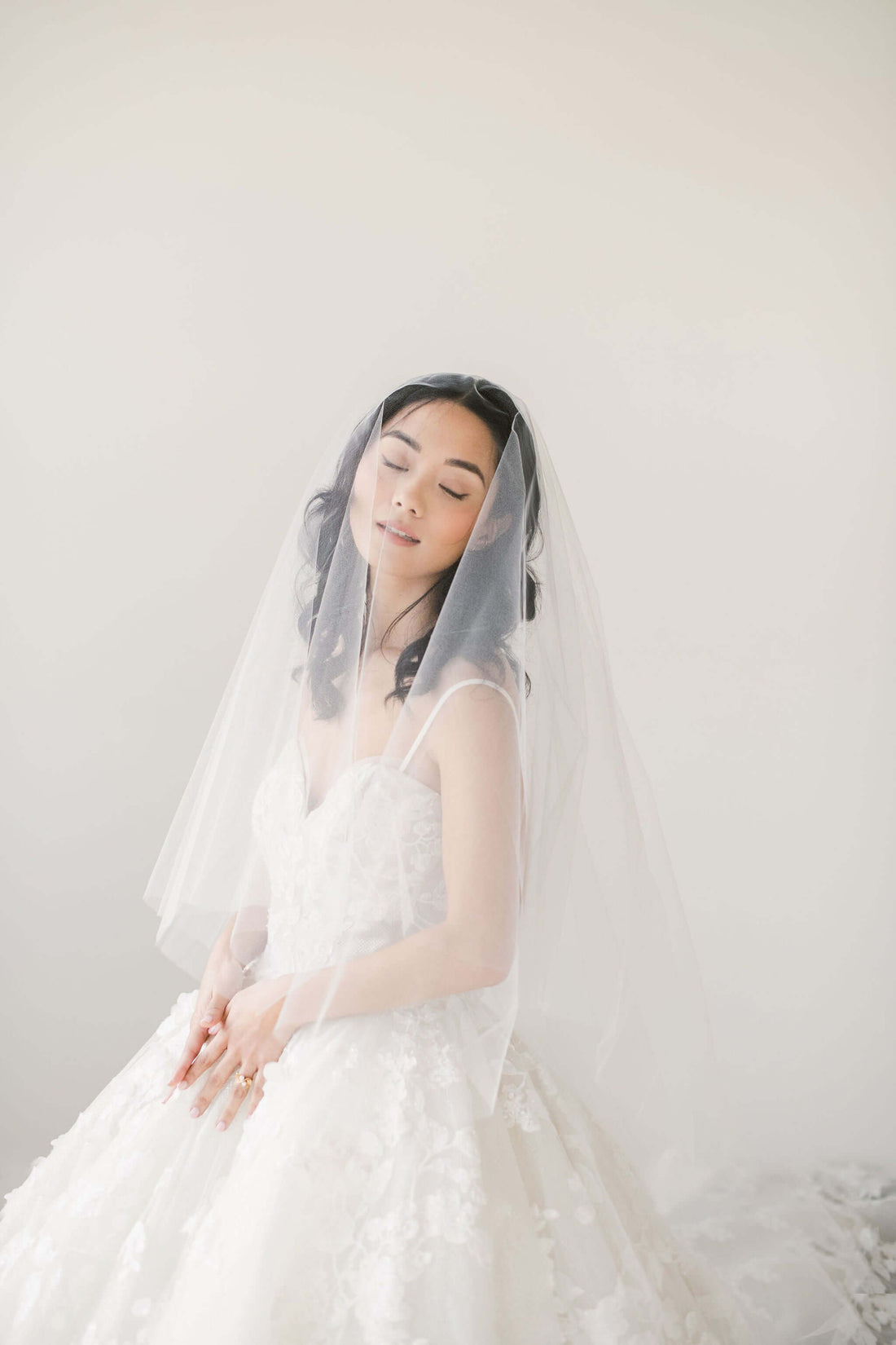 what Is a drop wedding veil?
