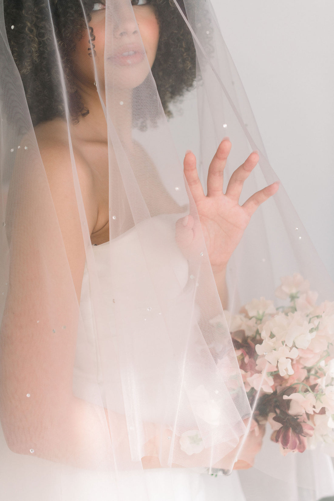 Should I wear my veil during the entire wedding ceremony and reception?