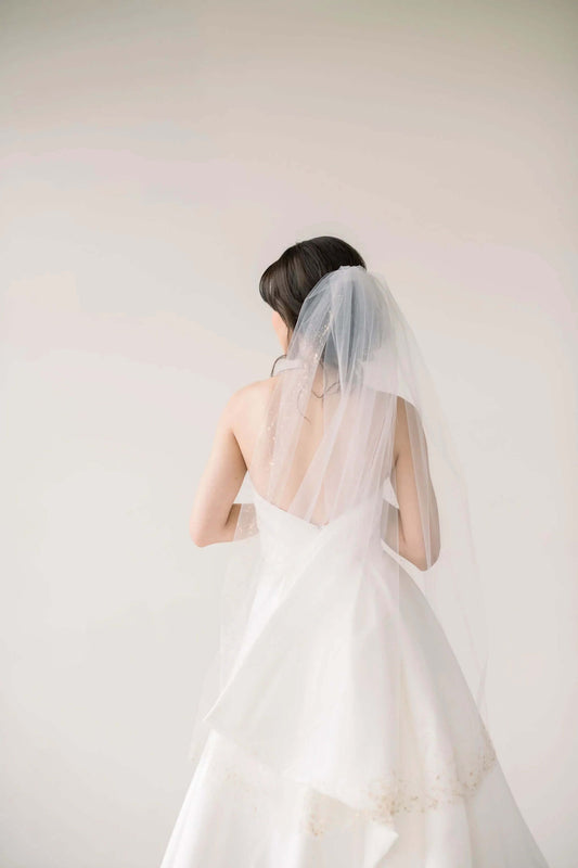 Choosing the right color veil for your wedding gown Tessa Kim