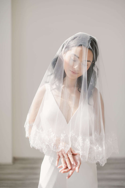 bridal wedding veil materials