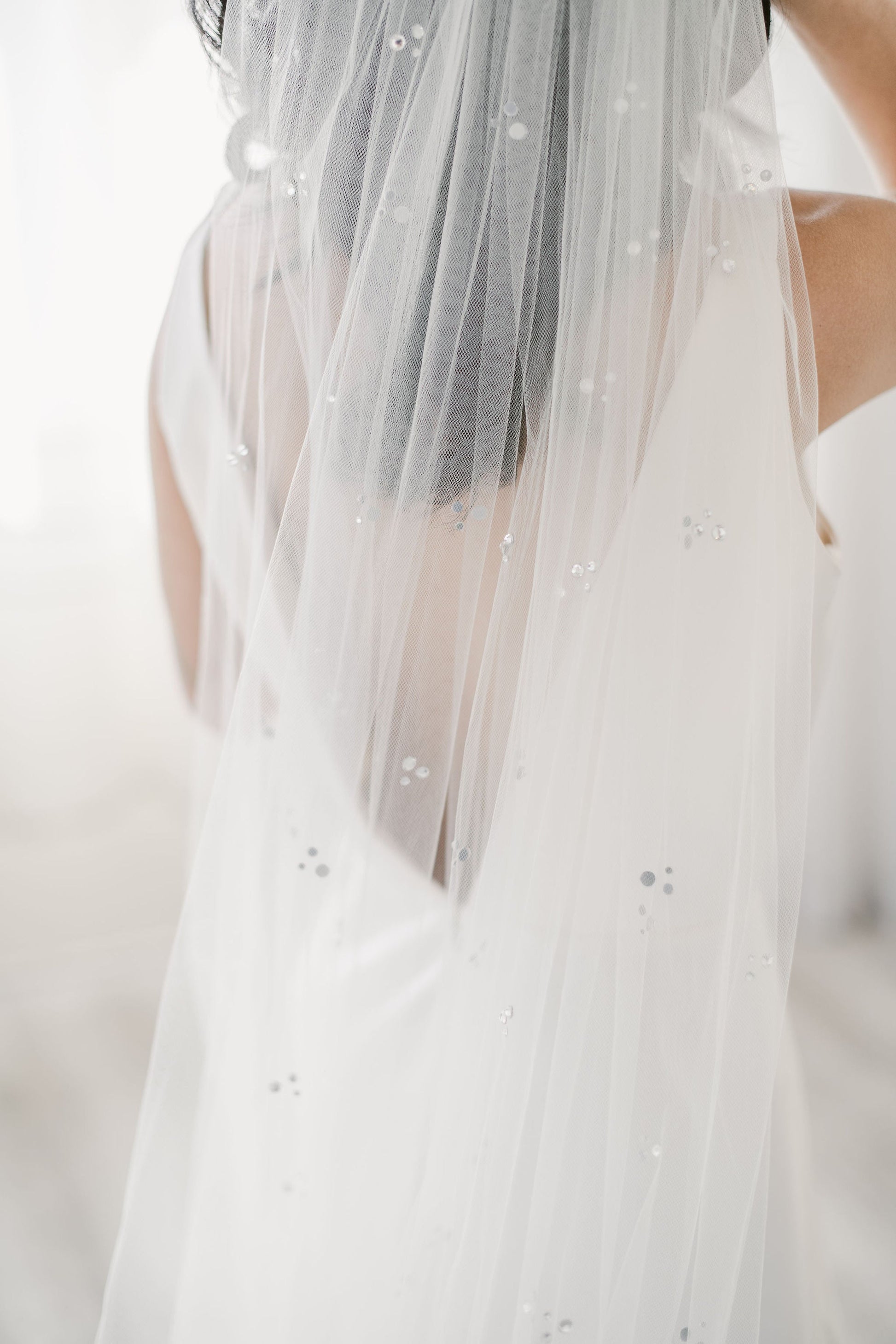 custom wedding veils pearl veils crystal veils