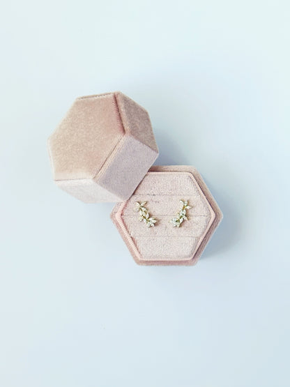 cubic zirconia bridal earrings gold earrings