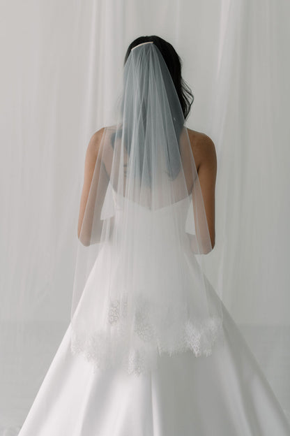 two tier veil